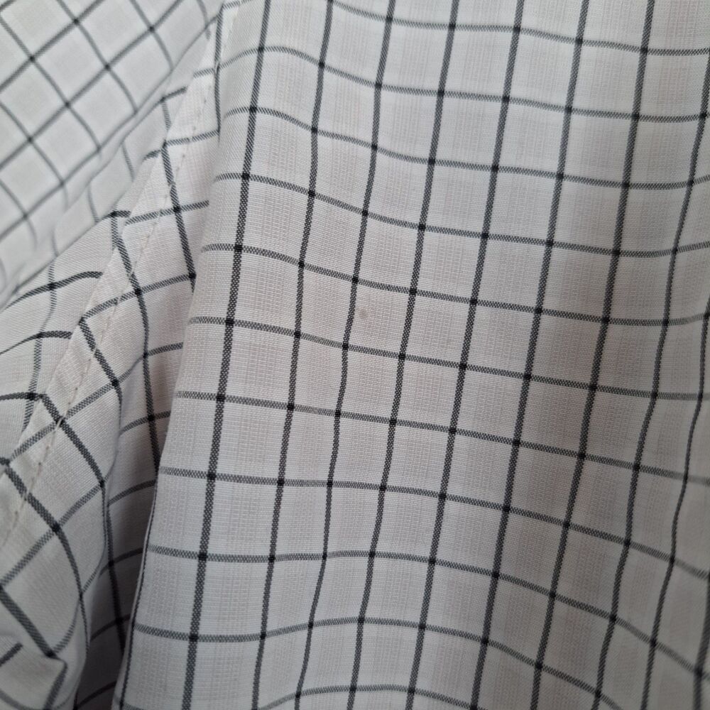 5.11 Tactical Series Mens XL Short Sleeve Snap Shirt Windowpane Zip Pocket - Picture 7 of 11
